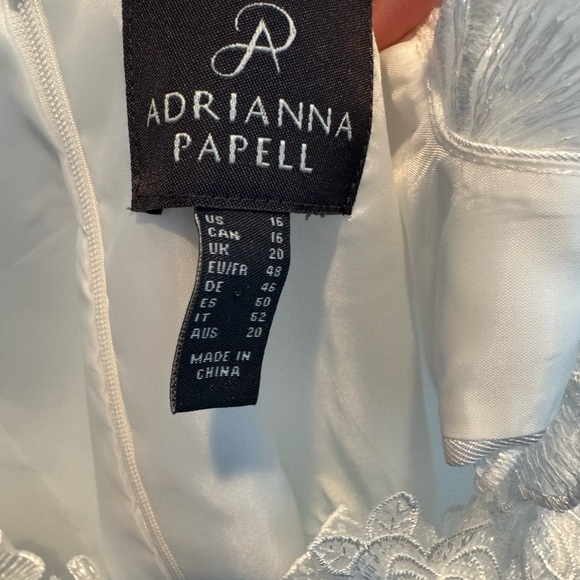 Adrianna Papell White Floral Dress - Picture 2 of 3